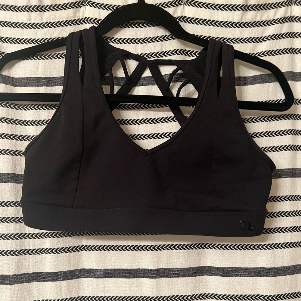 Jo and Jax black sports bra